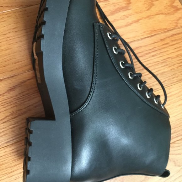 H&M Chunky Ankle Lace Up Boots - Picture 10 of 13